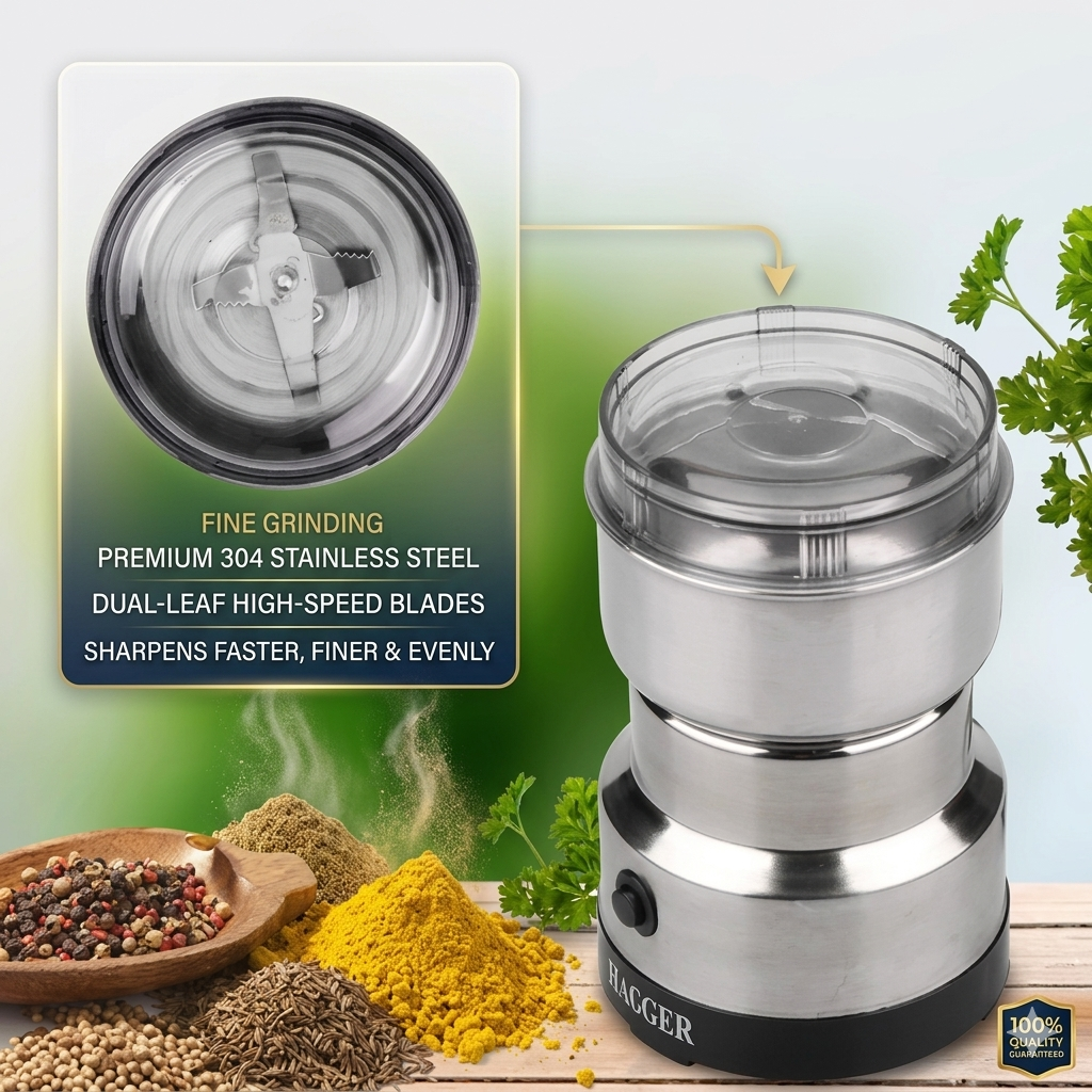 Precision 3-in-1 Electric Spice & Coffee Grinder